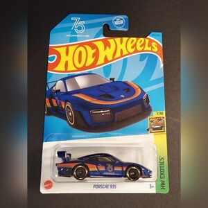 Porsche 935 Blue Hotwheels